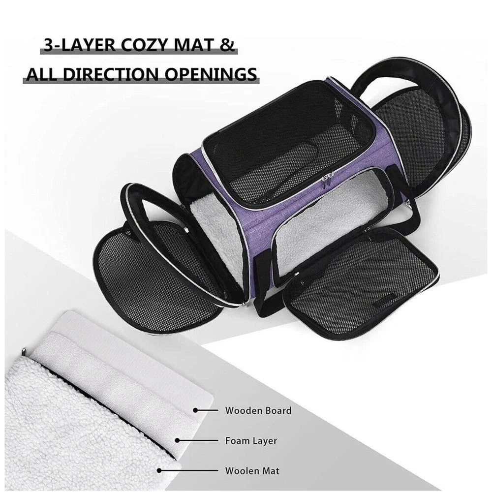 BAGLHER Pet Travel Carrier, for Small/Medium Cat or Dog. Only used once.